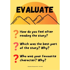 EVALUATE (A3 PORTRAIT POSTER)