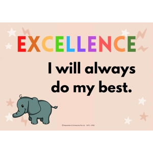 EXCELLENCE: I ALWAYS DO MY B..