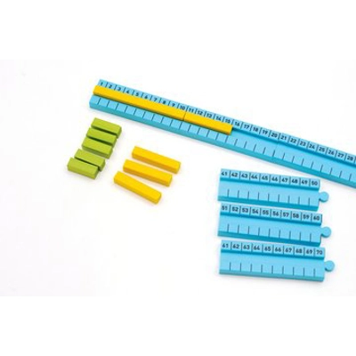 Numicon 1-100cm Number Rod Track