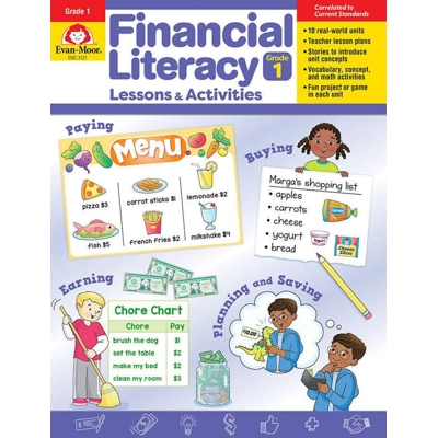 Financial Literacy Lessons and Activities, Grade 1 — Teacher’s Resource, Print