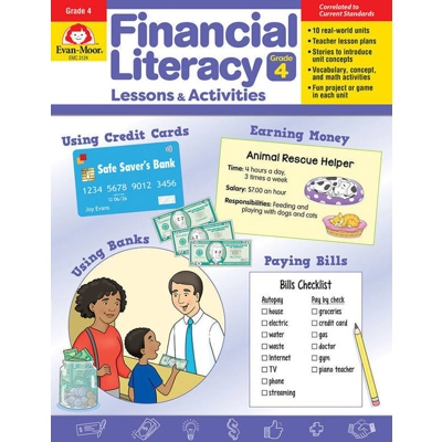 Financial Literacy Lessons and Activities, Grade 4 — Teacher’s Resource, Print