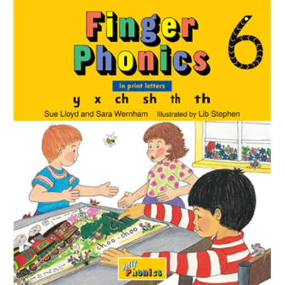 Finger Phonics Book 6 (in Print Letters)