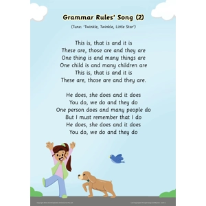 GRAMMAR RULES’ SONG (2) (A3 ..