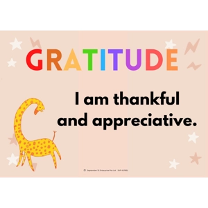 GRATITUDE: I AM THANKFUL AND..