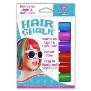 HAIR COLORING CHALK (6 PACK)