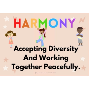 HARMONY (A3 PORTRAIT POSTER)