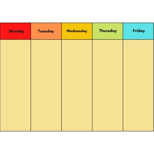 HOMEWORK CHART MON-FRI (LAMI..