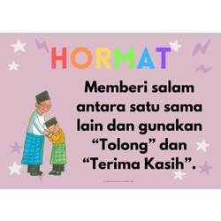 HORMAT (RESPECT) A3 POSTER