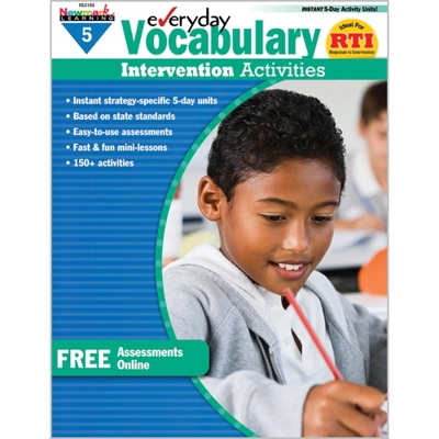 Everyday Vocabulary Intervention Activities for Grade 5