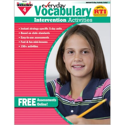 Everyday Vocabulary Intervention Activities for Grade 4
