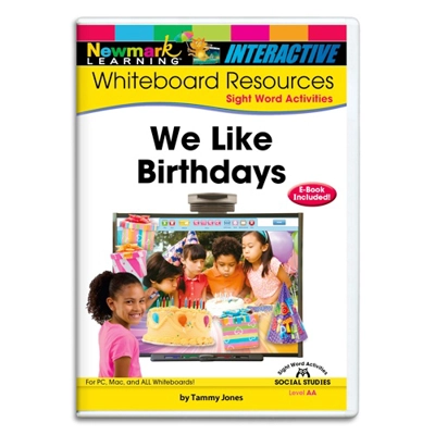 WE LIKE BIRTHDAYS INTERACTIVE WHITEBOARD CD-ROM