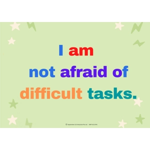 Growth Mindset Poster A3: I ..