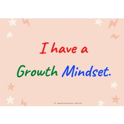 Growth Mindset Poster A3: I have a growth mindset