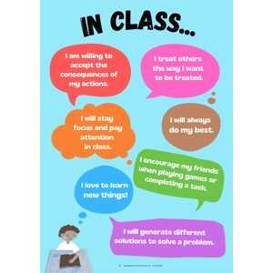 IN CLASS (A3 PORTRAIT POSTER)