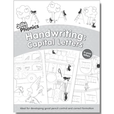 Jolly Phonics Capital Letters Handwriting Book Print Letters