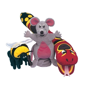 Jolly Phonics Puppets Set of 3