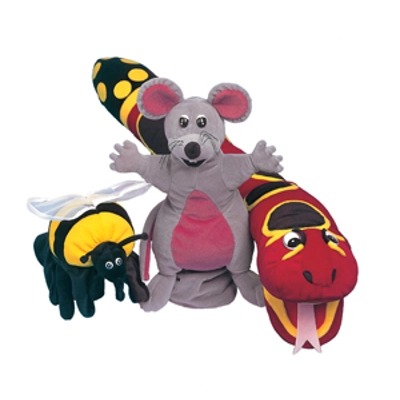 Jolly Phonics Puppets Set of 3