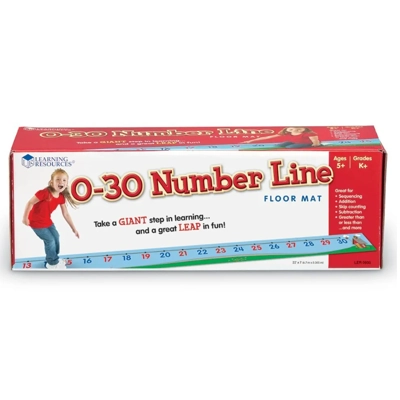 0-30 Number Line Floor Mat