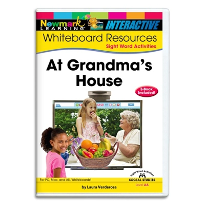 SOCIAL STUDIES SIGHT WORDS READERS WHITEBOARD GR PREK1 SET OF 16: AT GRANDMA'S HOUSE