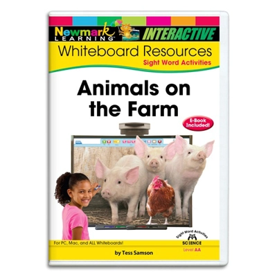 SIGHT WORDS READERS SCIENCE WHITEBOARD: ANIMALS ON THE FARM