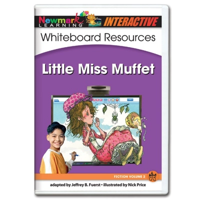 RISING LEVELLED READERS NURSERY RHYME/SONG FICTION WHITEBOARD GRADES PREK–K: Little Miss Muffet