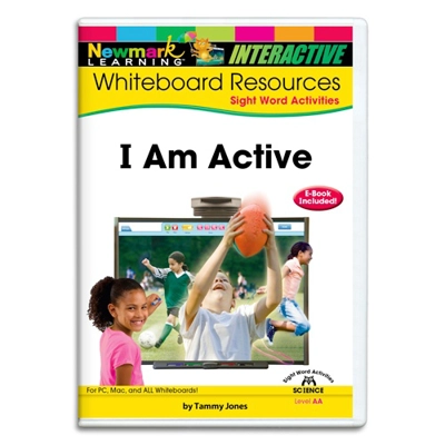 SIGHT WORDS READERS SCIENCE WHITEBOARD: I AM ACTIVE