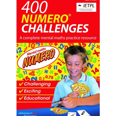 400 Numero challenges book