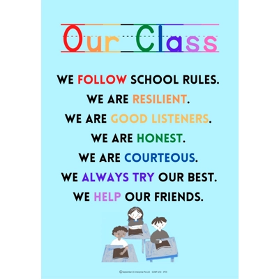 OUR CLASS (A3 PORTRAIT POSTER)