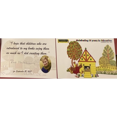 Pat Hutchins Autographed Postcard Limited edition