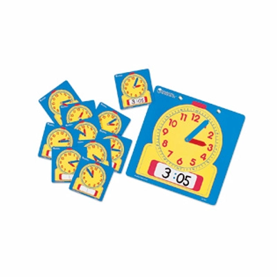 Write & Wipe Clocks Classroom Set