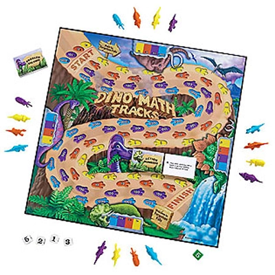 Dino Math Tracks® Place Value Game
