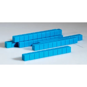 PLASTIC BASE TEN RODS - SET ..