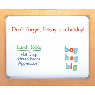 3-IN-1 MAGNETIC DRY ERASE FLANNEL BOARD