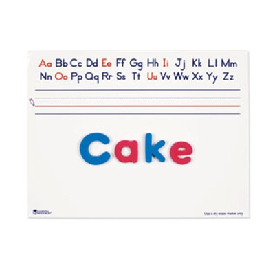 MAGNETIC DRY-ERASE ALPHABET BOARD - SET OF 10