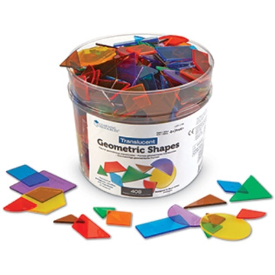 Translucent Geometric Shapes (Set of 408)