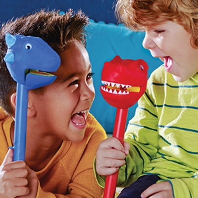 DINO PUPPET-ON-A-STICK™ BOX OF 3
