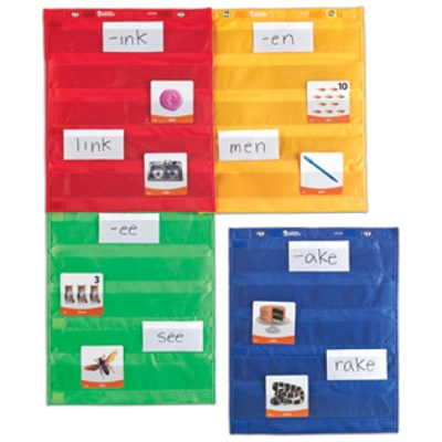 Magnetic Pocket Chart Squares (Set of 4)