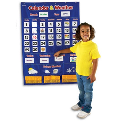 Calendar & Weather Pocket Chart