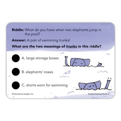 HOT DOTS® LAUGH IT UP!-MULTIPLE-MEANING WORDS