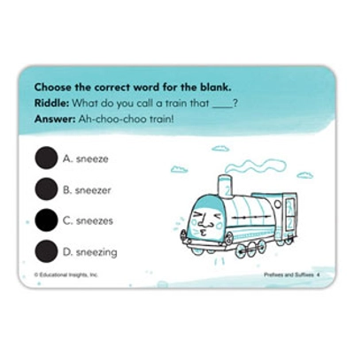 HOT DOTS® LAUGH IT UP!-PREFIXES AND SUFFIXES