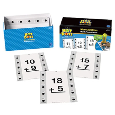 HOT DOTS® MATH FLASH CARDS MORE ADDITION