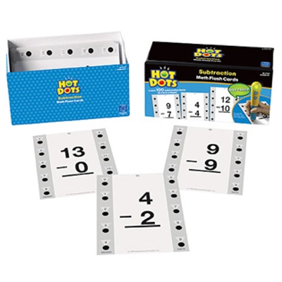 HOT DOTS® MATH FLASH CARDS SUBTRACTION