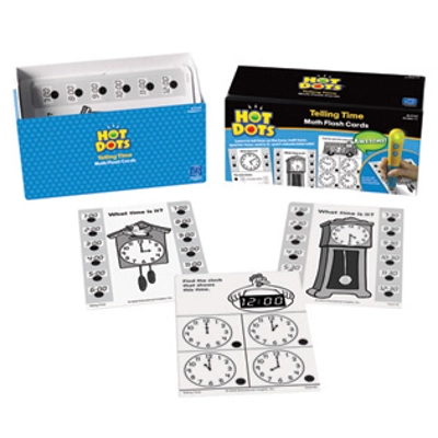 HOT DOTS® MATH FLASH CARDS TELLING TIME