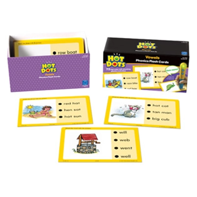 Hot Dots® Phonics Flash Cards — Vowels