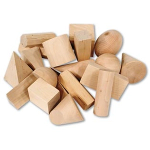 Wooden Geometric Solids