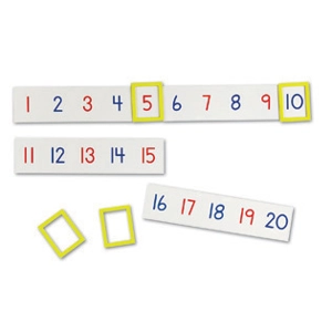 1-100 Magnetic Number Line