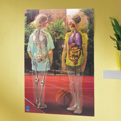 INSIDE OUT™ LENTICULAR HUMAN BODY POSTER