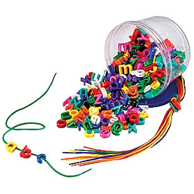 Lowercase Lacing Alphabet