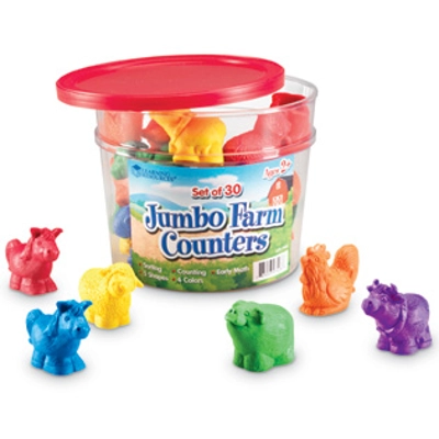 JUMBO FARM COUNTERS - SET OF 30