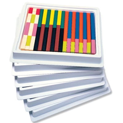 CUISENAIRE RODS MULTI-PACK: WOODEN RODS - SET OF 6